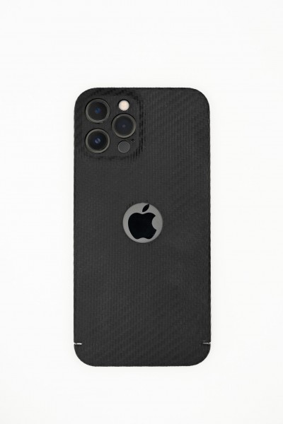 Carbon Cover iPhone 13 Pro avec Logo Window